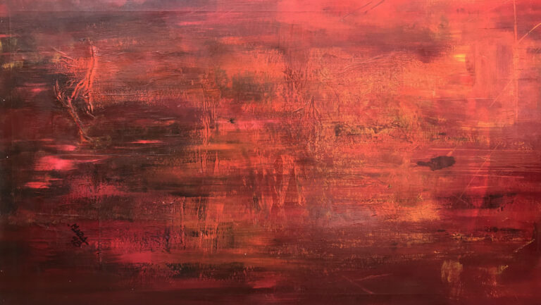 Heart set on fire 165 x 95 cm