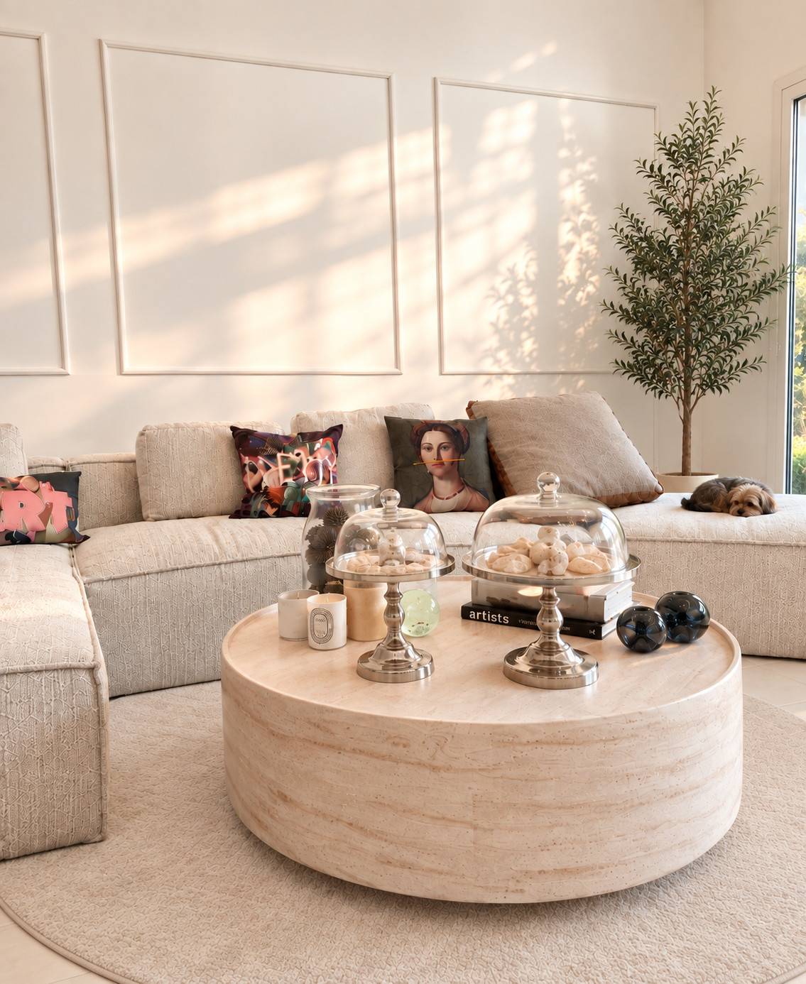 Living room closeup, Al Barsha Villa