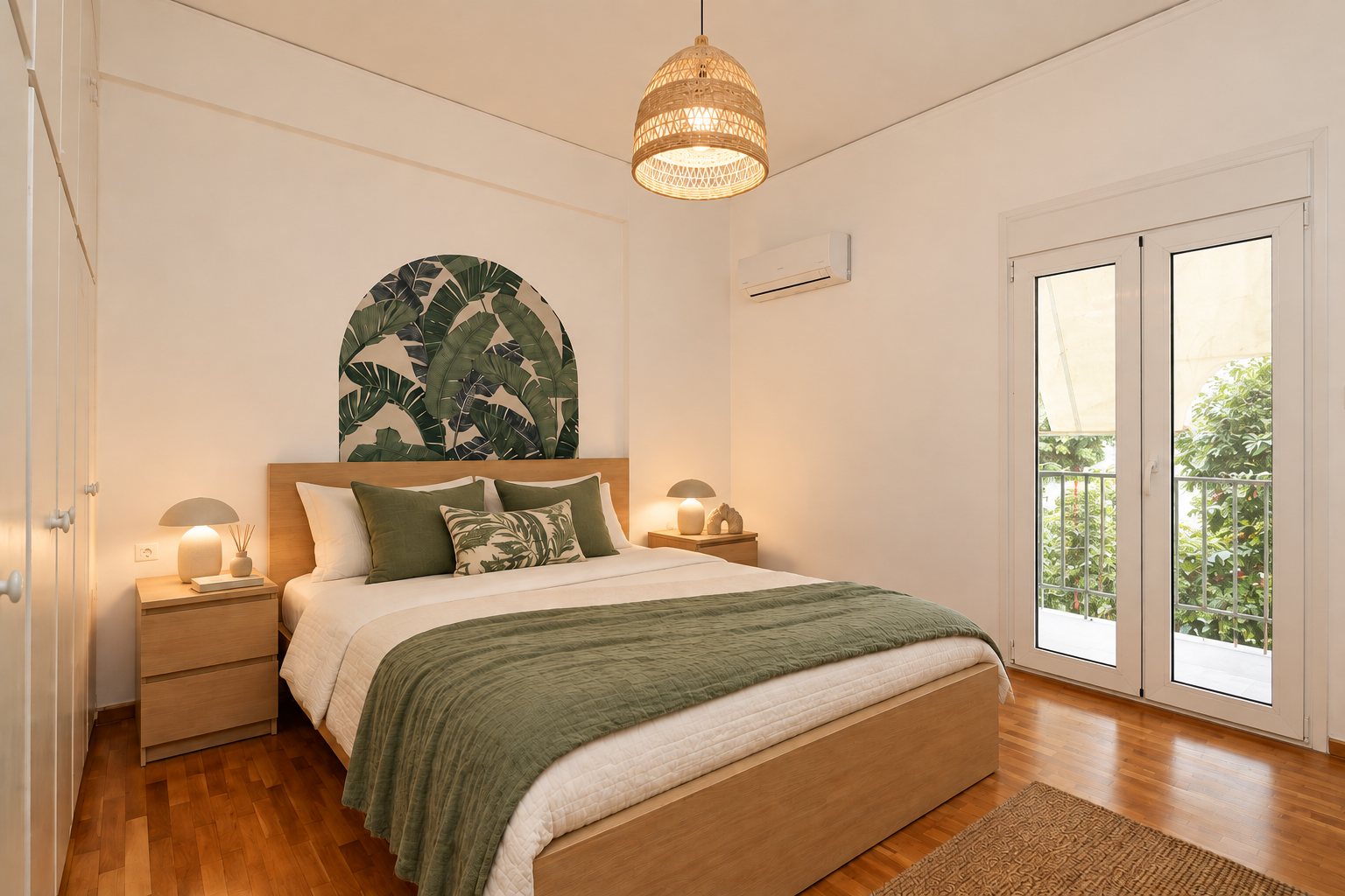 Bedroom interior at Athens Residence